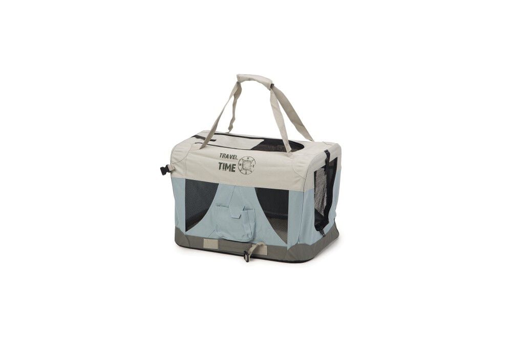 Beeztees - Honden Reisbench - blauw - 52x52x70 cm - M Beeztees - Honden Reisbench - blauw - 52x52x70 cm - M
