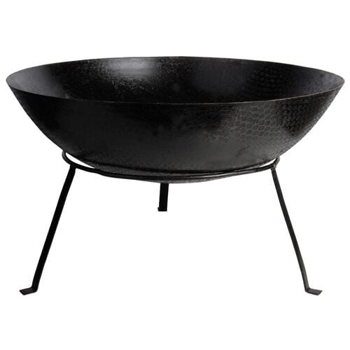 Esschert Fancy Flames Op voet - Vuurschaal - Rond - Zwart - Metaal Esschert Fancy Flames Op voet - Vuurschaal - Rond - Zwart - Metaal