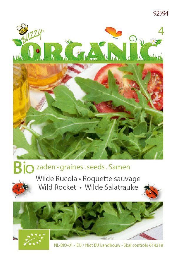 Buzzy Rucola Eruca sativa Wilde meerjarig - Sla