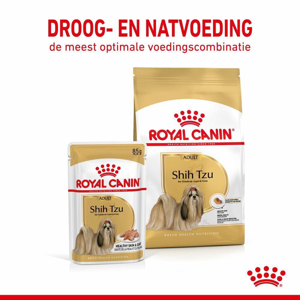 Royal Canin Adult Shih Tzu  Natvoer 12x85gr - Hondenvoer - 12x85 gram - 1020 Gram - gevogelte