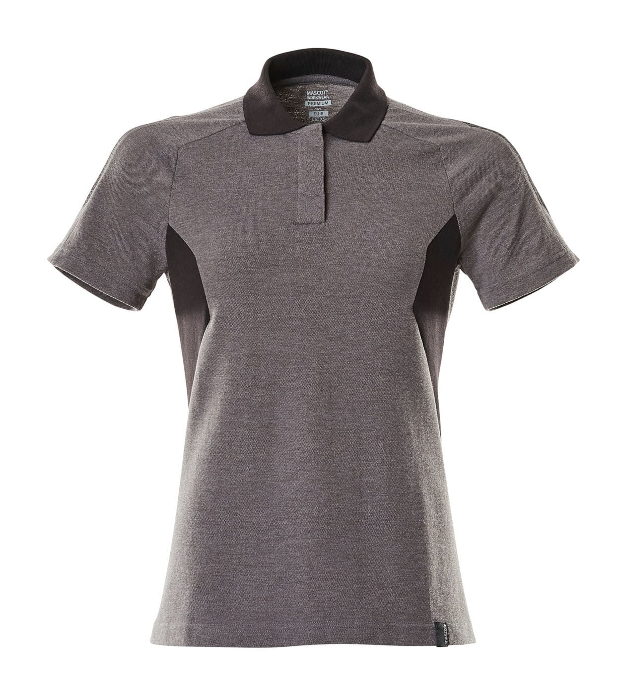 Mascot Accelerate Dames - Poloshirt - Antraciet/Zwart - L Mascot Accelerate Dames - Poloshirt - Antraciet/Zwart - L