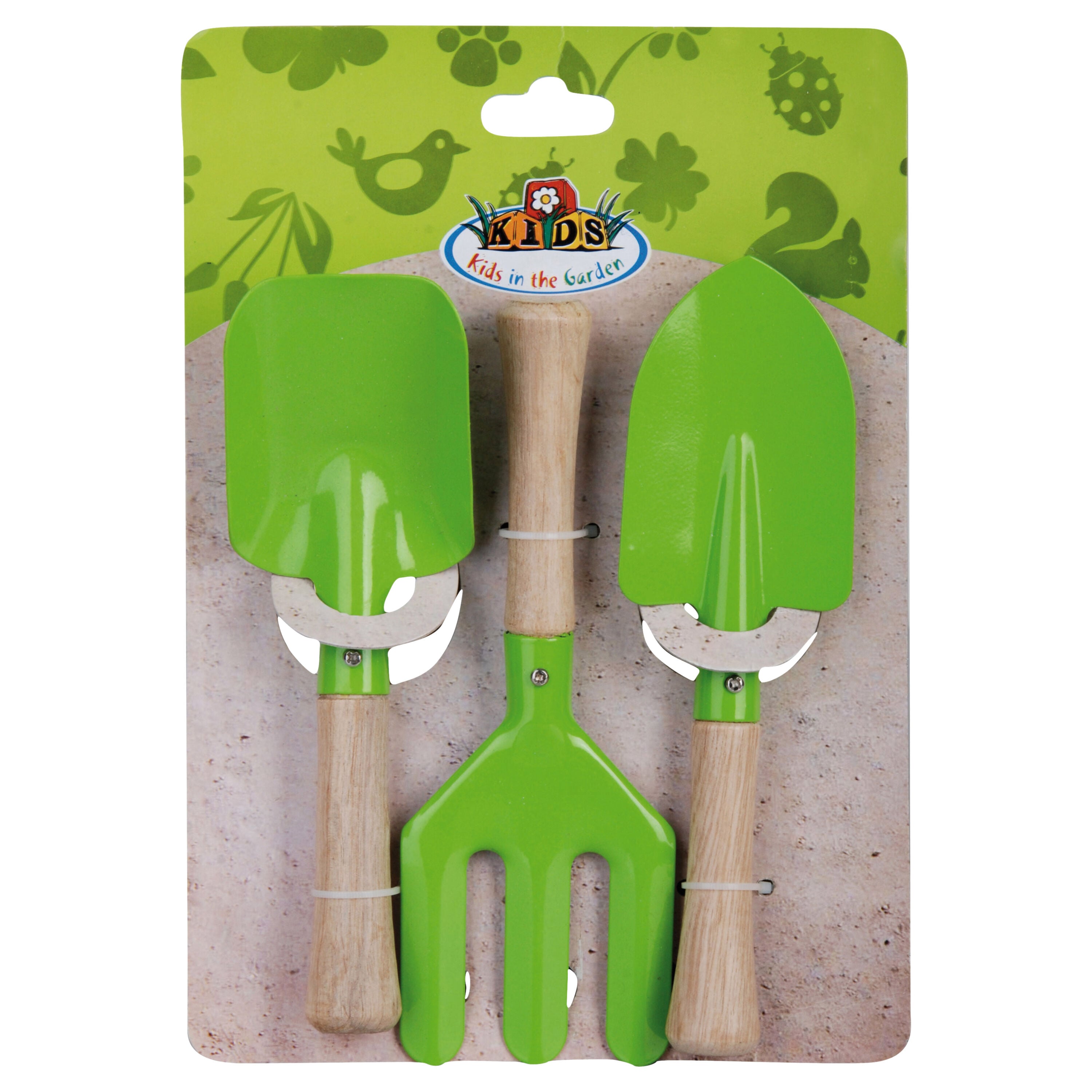 Kids in the Garden - Kindergereedschapset - 28 cm - 28x19.5x5 cm Kids in the Garden - Kindergereedschapset - 28 cm - 28x19.5x5 cm