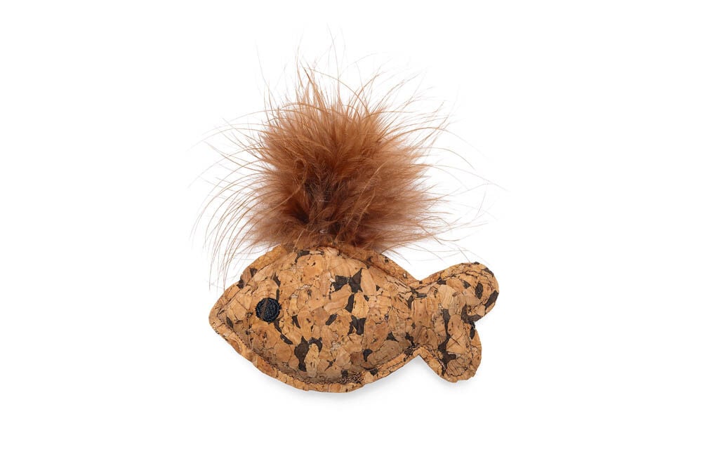 Beeztees Visje Sadie - Kattenspeeltje - Beige