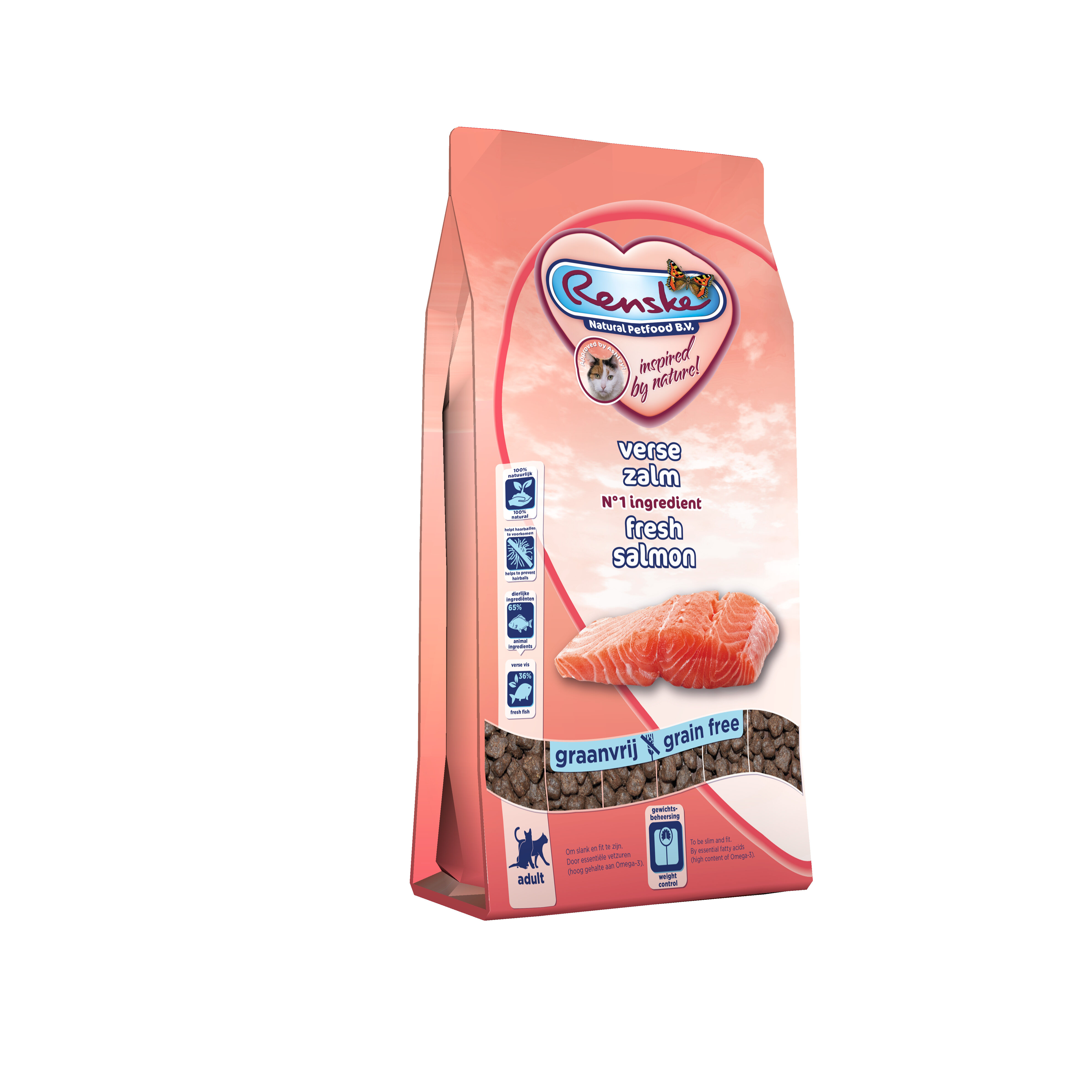 Renske Premium Adult - Kattenvoer - 6 Kilogram - zalm Renske Premium Adult - Kattenvoer - 6 Kilogram - zalm