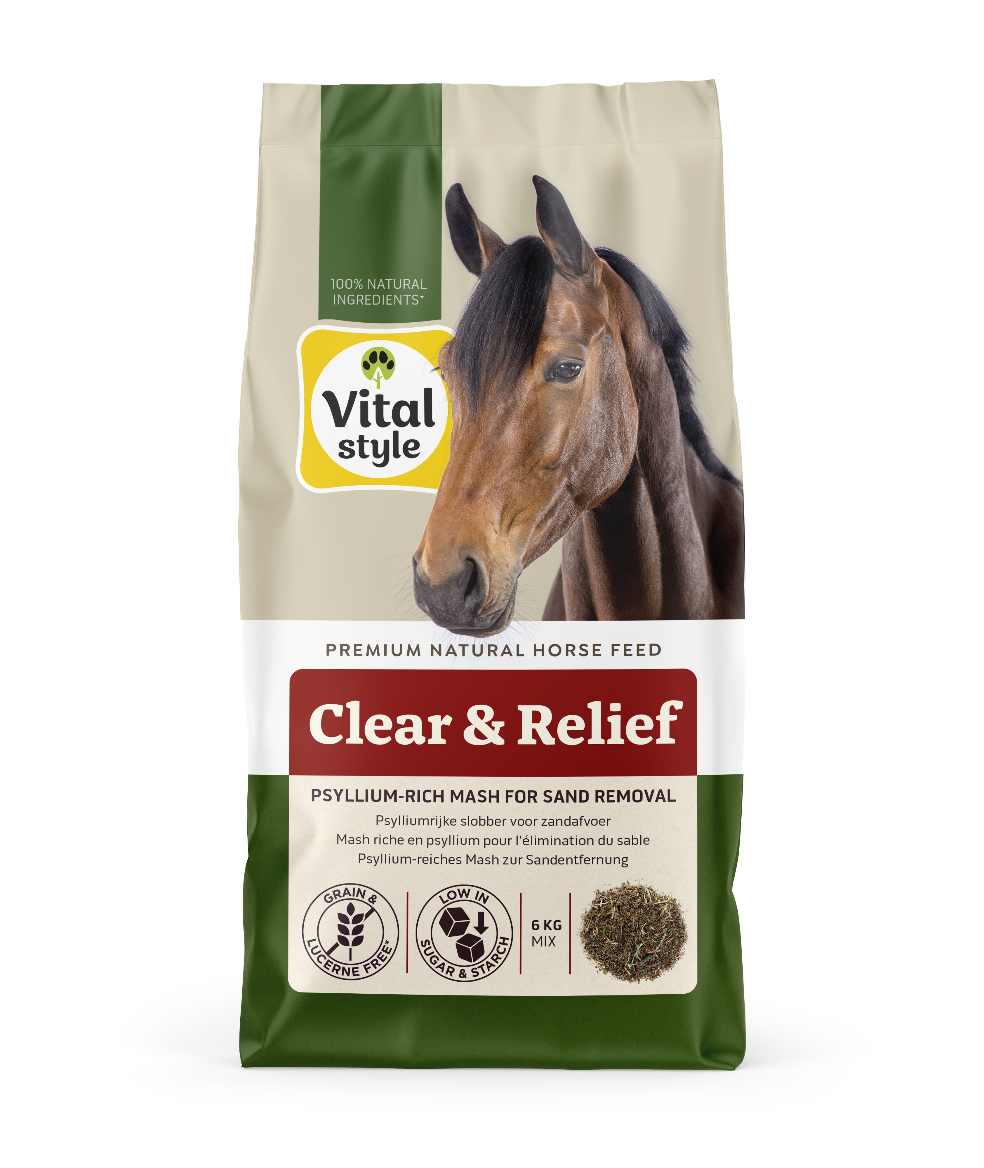 Vitalstyle Clear&Relief - Paardenvoer Vitalstyle Clear&Relief - Paardenvoer