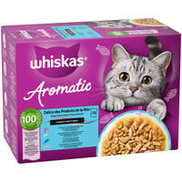 Whiskas Aromatic in saus - Kattenvoer - 12x85 gram - 1020 Gram
