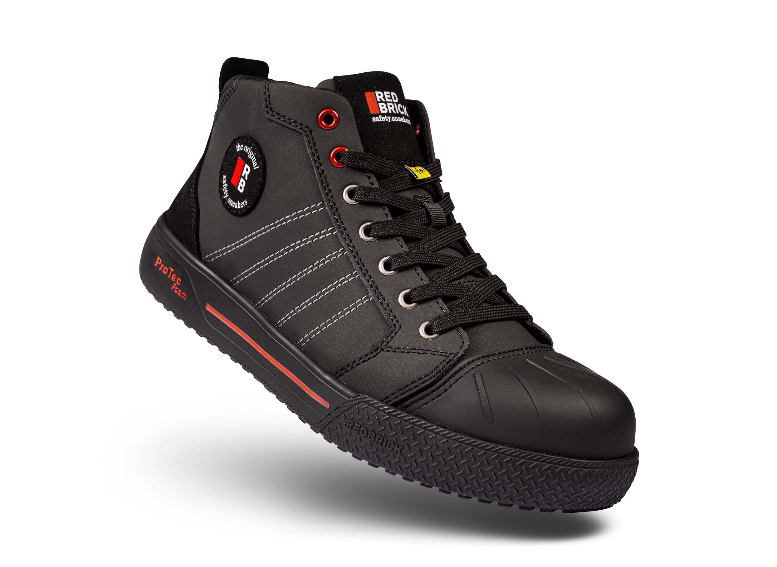 Redbrick Champ Hoog - Werkschoenen - Zwart - 38