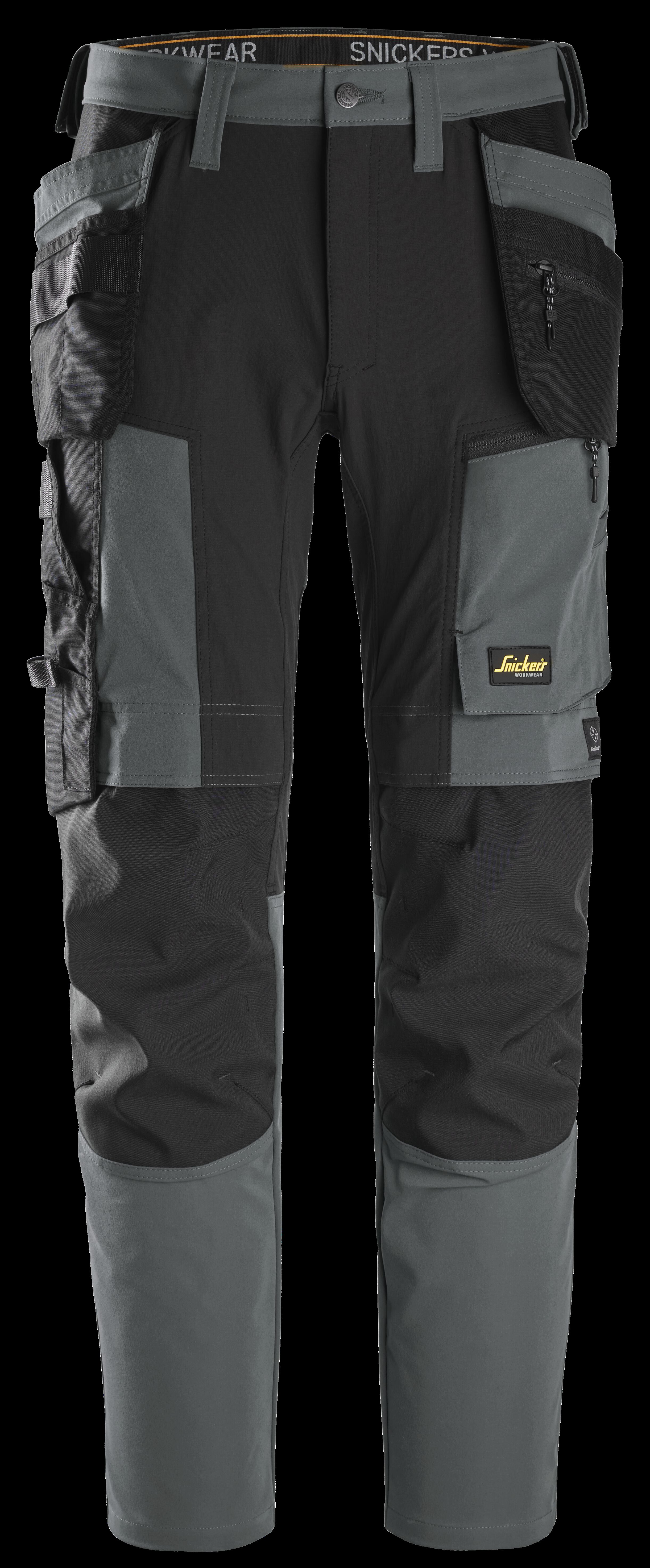 Snickers AllroundWork 6218 - Werkbroek - Staal Grijs - Zwart - 56 - 88 Snickers AllroundWork 6218 - Werkbroek - Staal Grijs - Zwart - 56 - 88