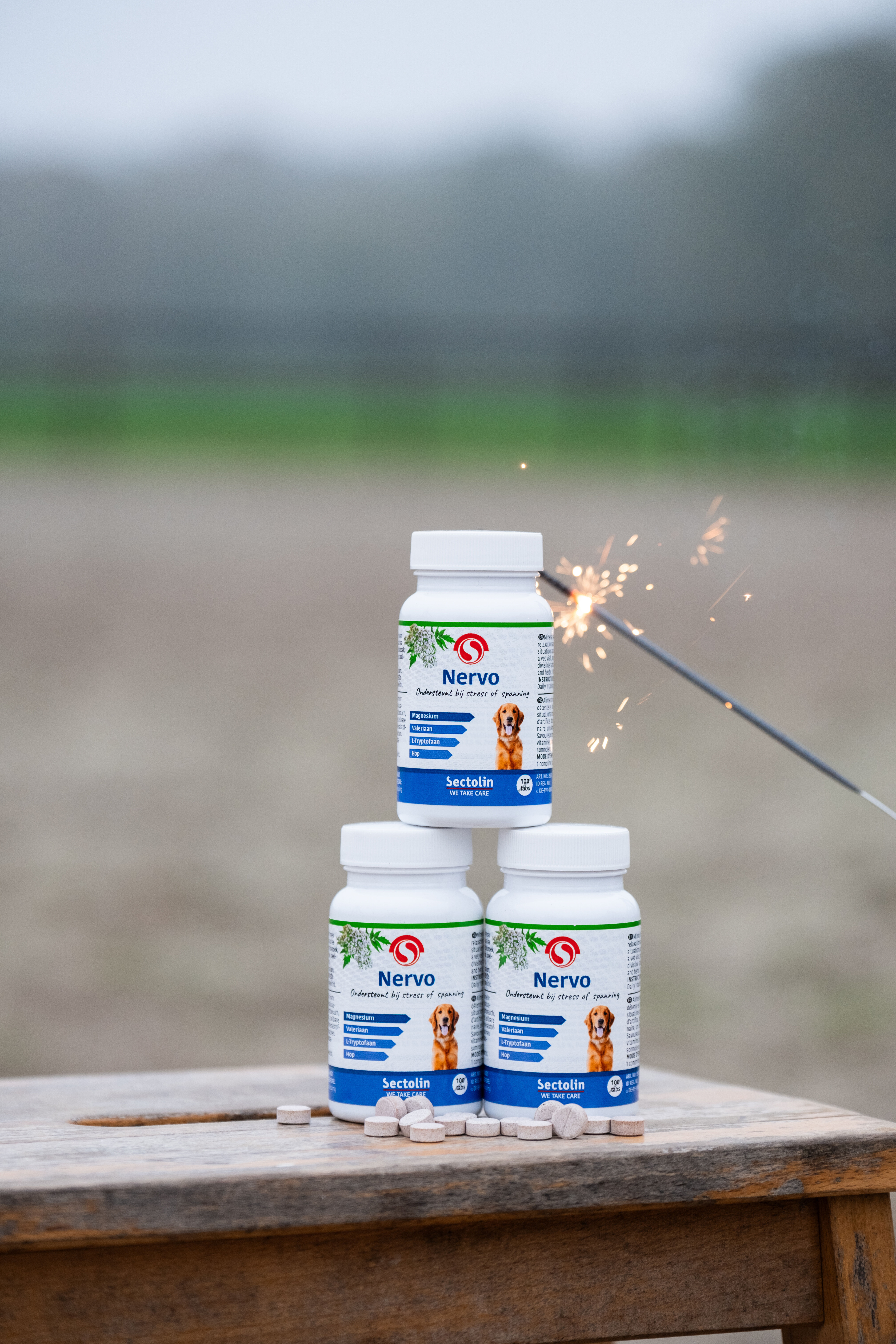 Sectolin Nervo - Kalmeringsmiddel  Hond - 100 Stuks - Pot