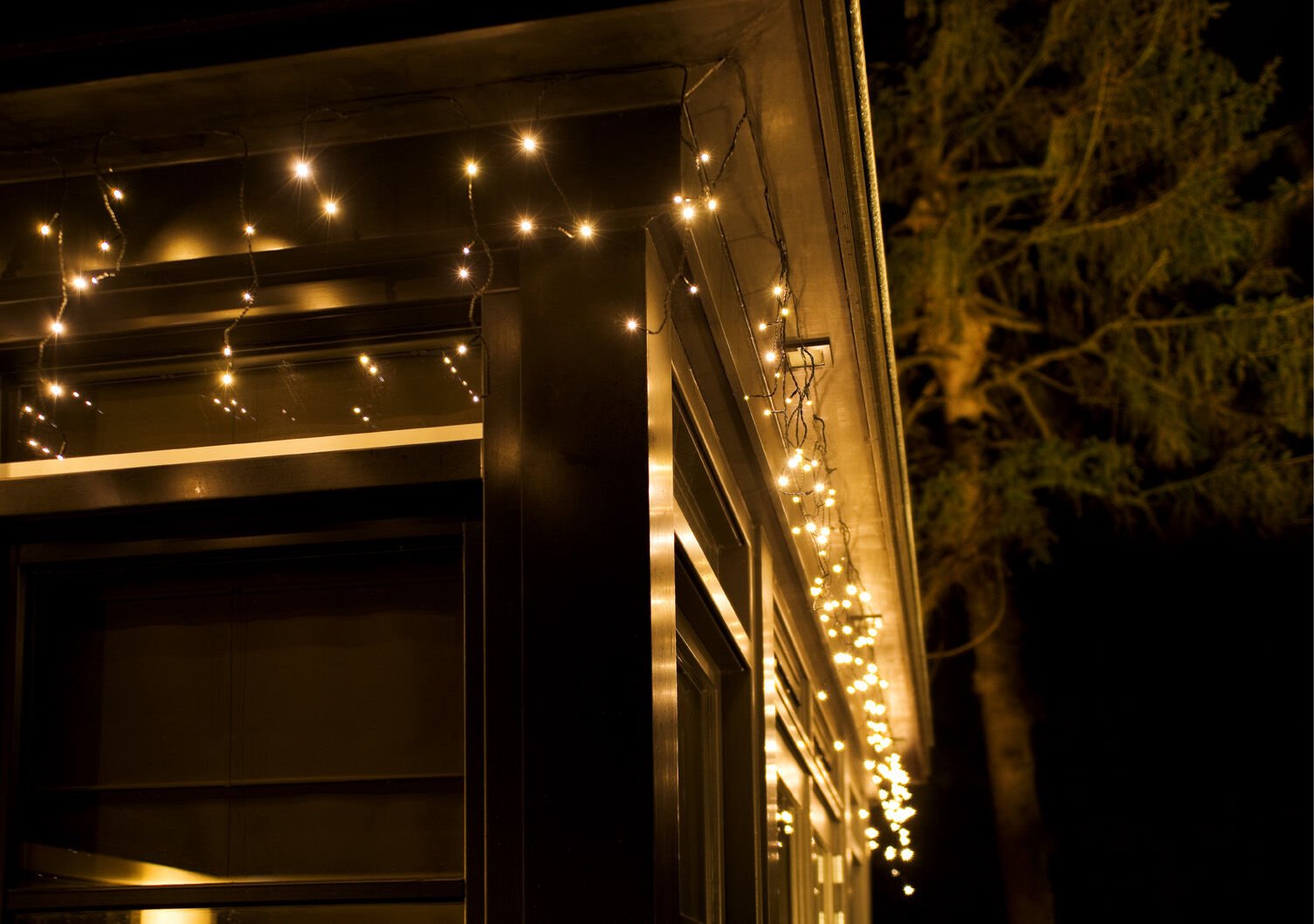 Lumineo Twinkelend - IJspegelverlichting - 175 - Warm wit - 75 cm