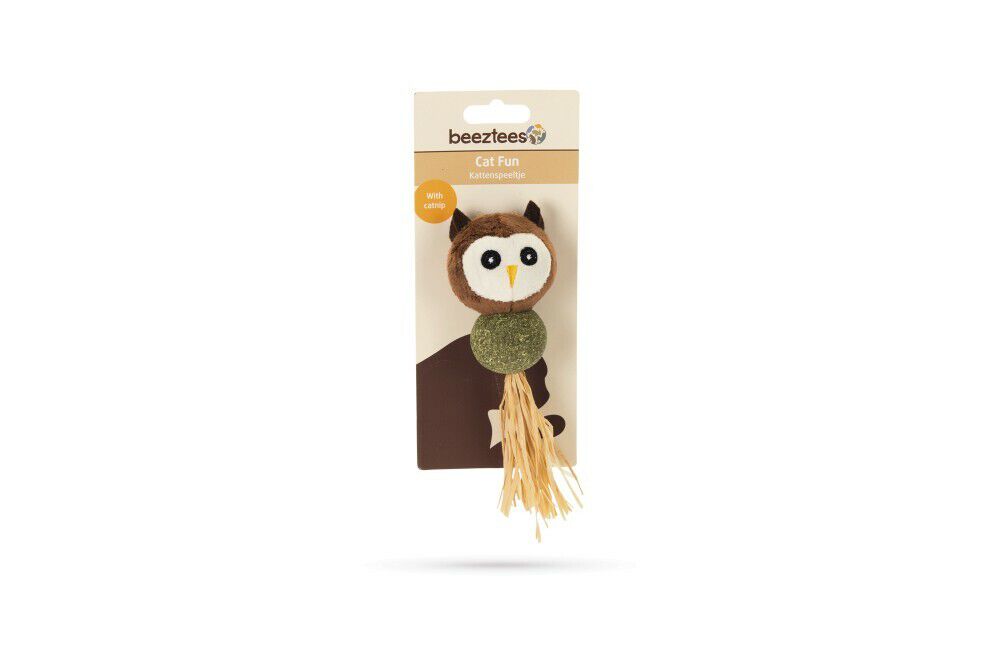 Beeztees Uily Catnip - Kattenspeeltje - Bruin