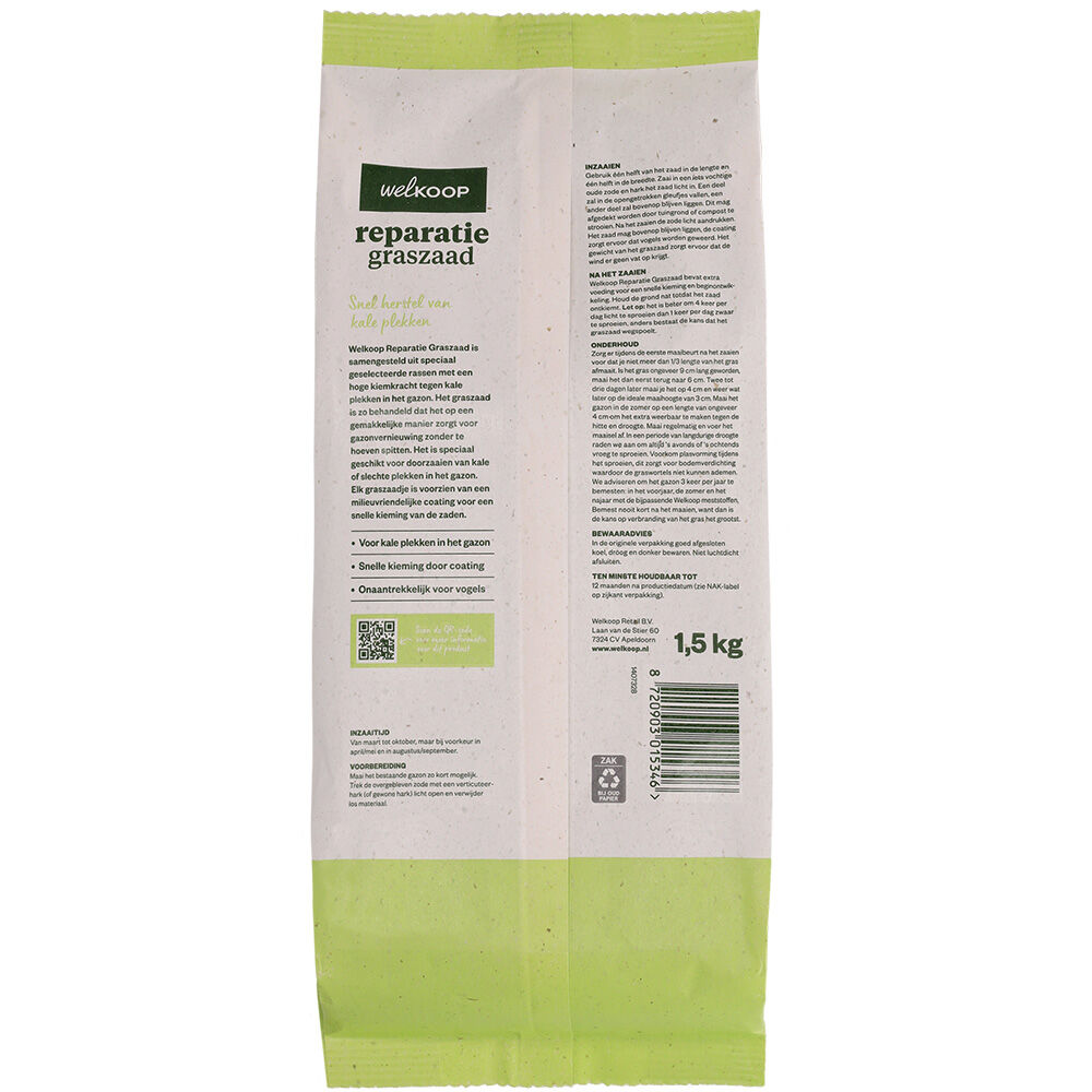 Welkoop - Reparatie Graszaad - 60 m2