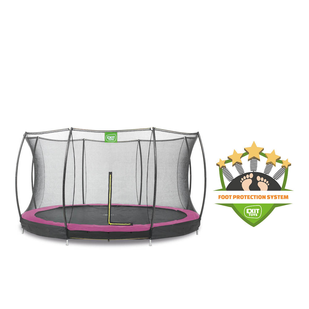 Exit Silhouette - Inground trampoline - Roze - 366 cm
