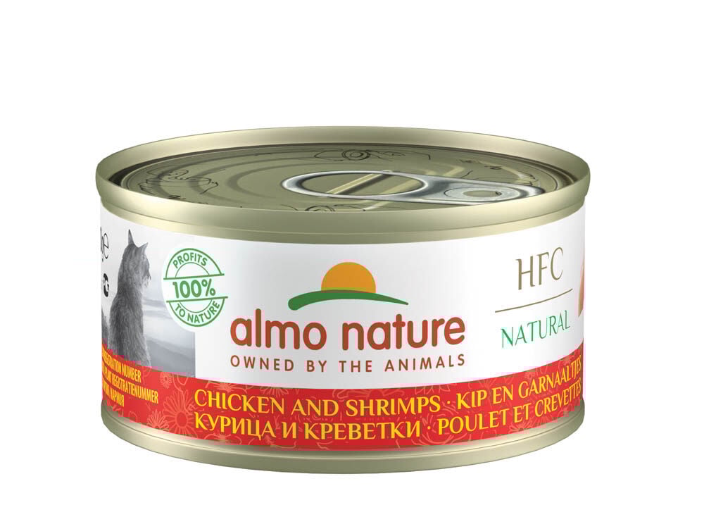 Almo Nature Natural - Kattenvoer - 70 Gram - vis, kip Almo Nature Natural - Kattenvoer - 70 Gram - vis, kip