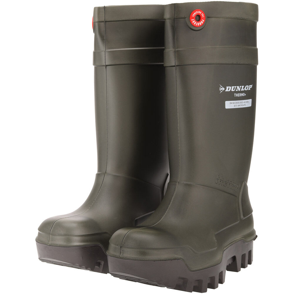 Dunlop Purofort Thermo+ Full Safety C662933.HA - Werklaarzen - Donkergroen - 43