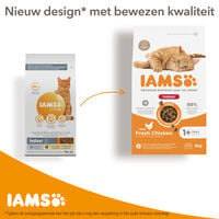 Iams Adult Indoor - Kattenvoer - 3 Kilogram - kip
