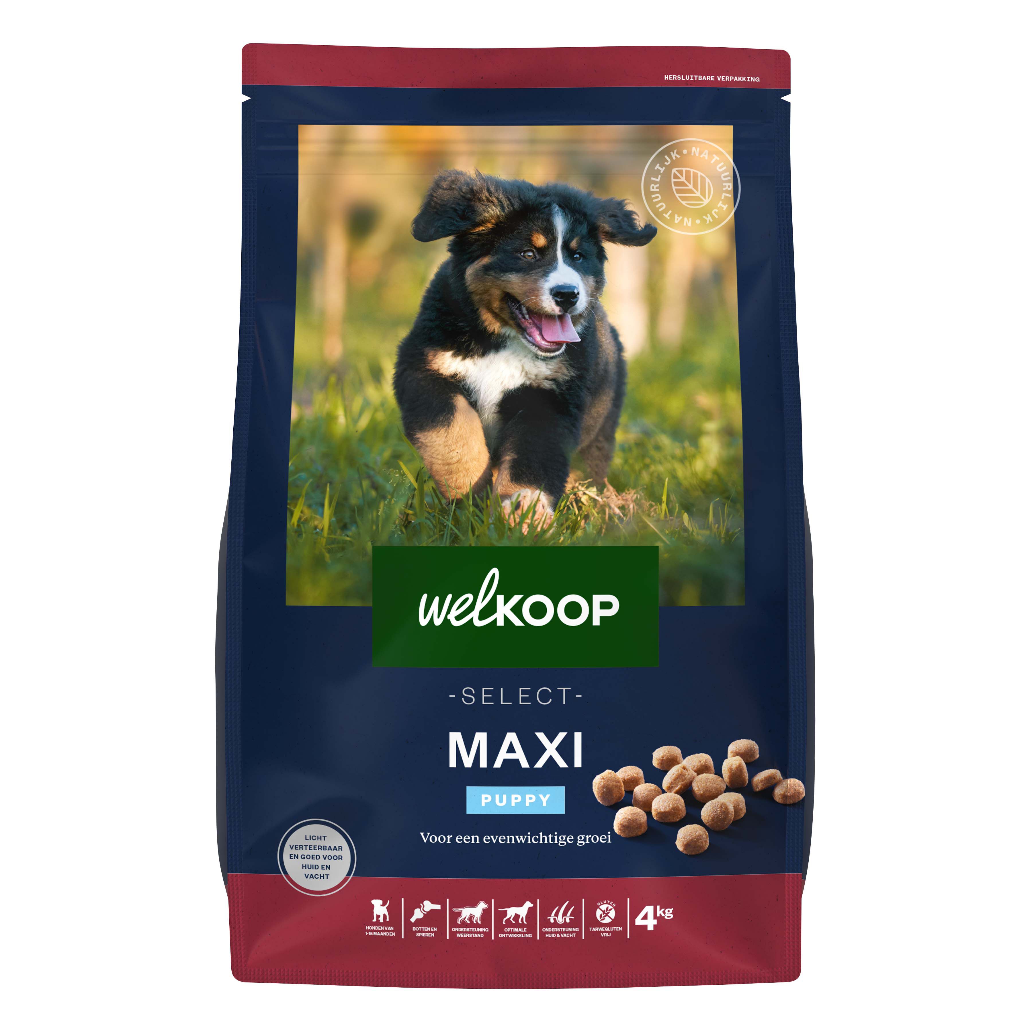 Welkoop Select Puppy Maxi Krokante brokken - Hondenvoer - 4 Kilogram - kip Welkoop Select Puppy Maxi Krokante brokken - Hondenvoer - 4 Kilogram - kip