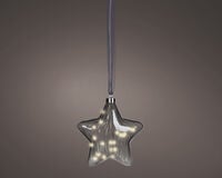 Lumineo LED Ster - Hanglamp - 20 - Grijs - Warm wit