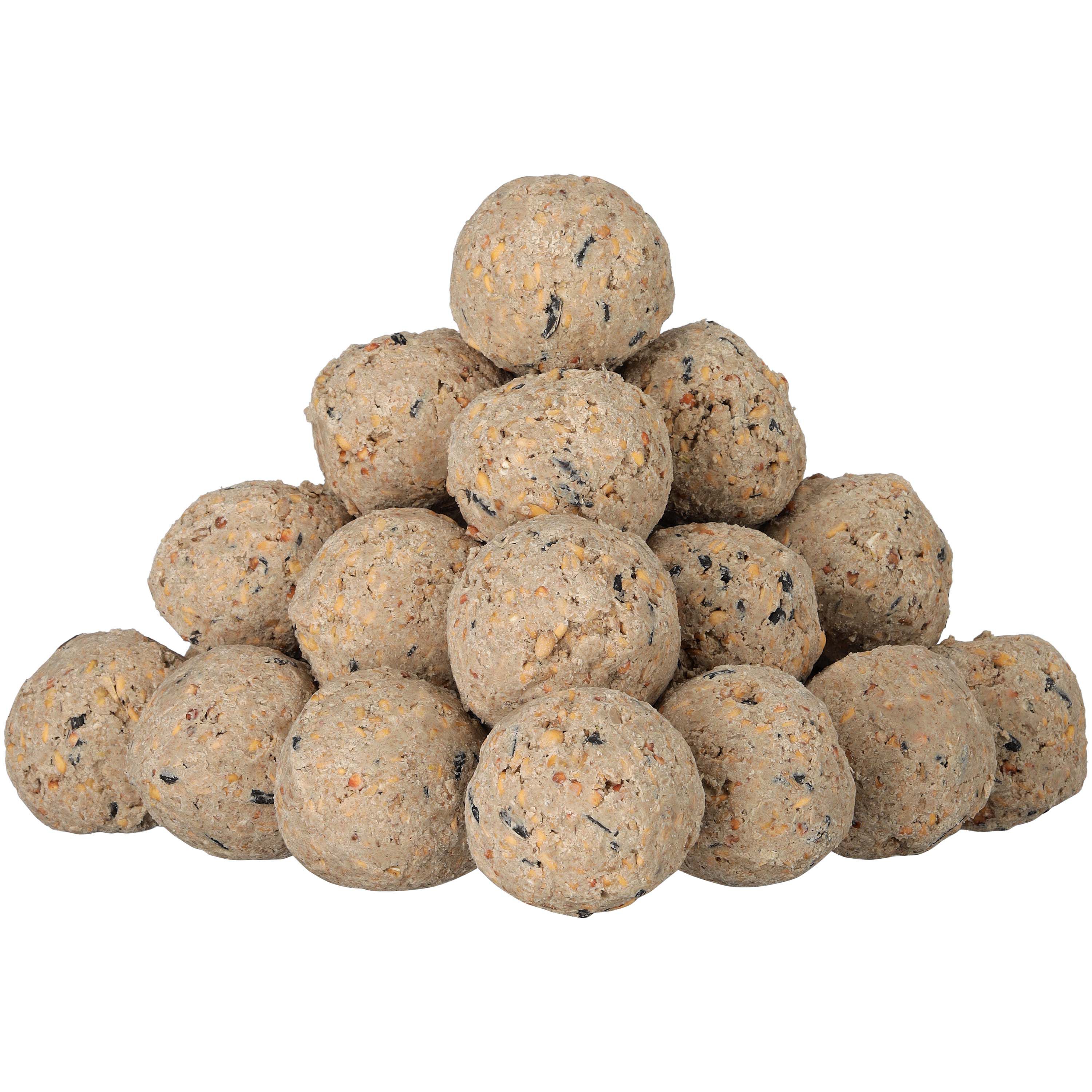 Welkoop Vetbollen zonder netje - Tuinvogelvoer - 30 Stuks - Zonnebloempitten