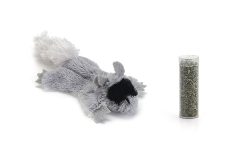 Beeztees Platte Tex Pluche met Catnip - Kattenspeeltje Beeztees Platte Tex Pluche met Catnip - Kattenspeeltje