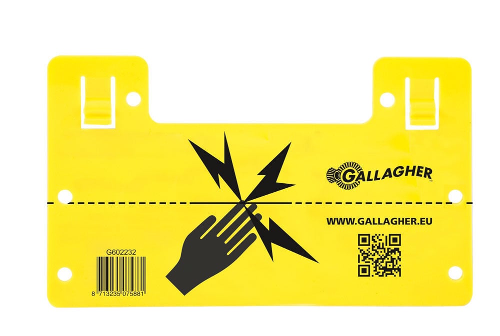 Gallagher EU Waarschuwingsbordje - Accessoires