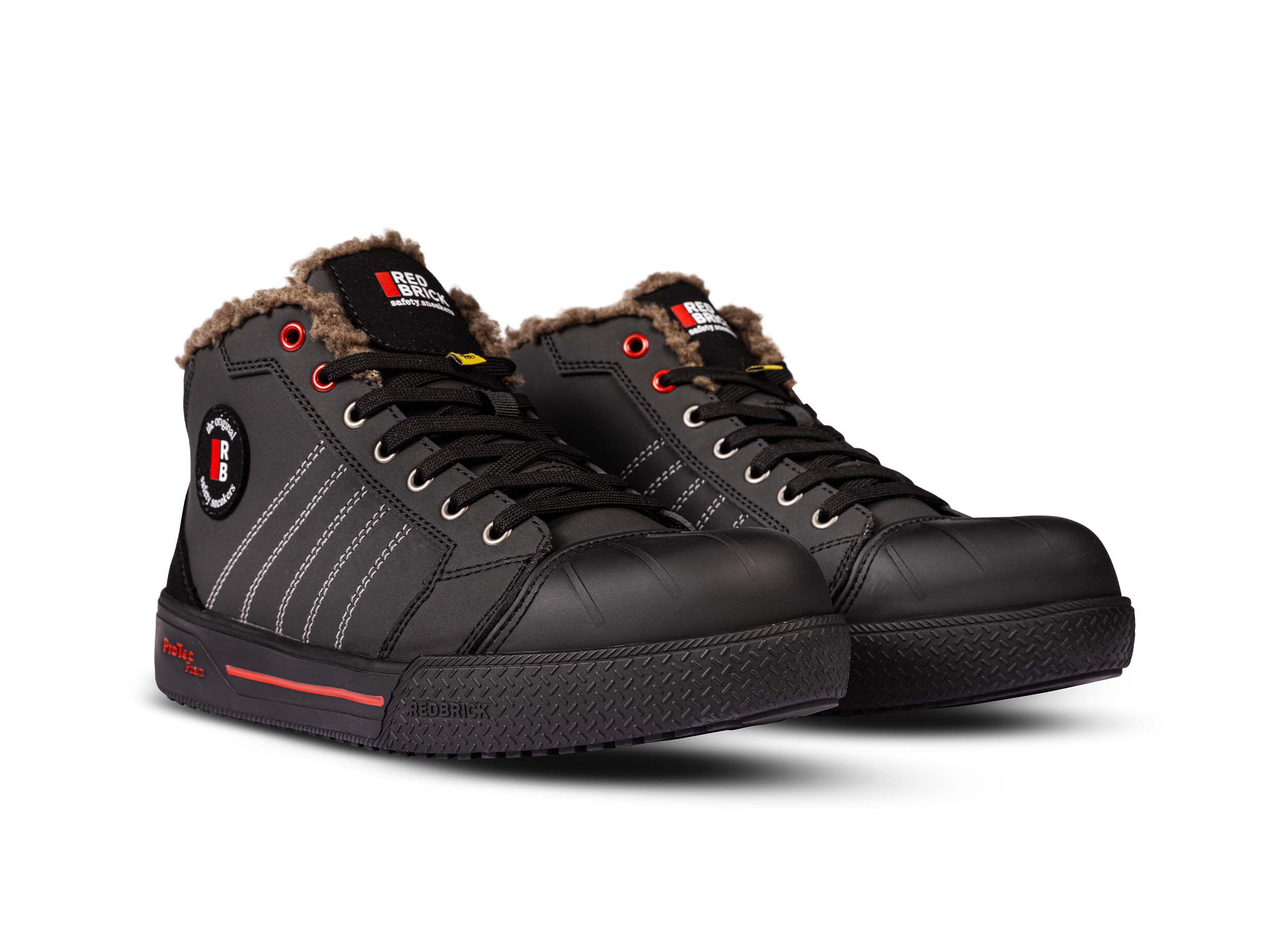 Redbrick Slam Hoog - Werkschoenen - Zwart - 39