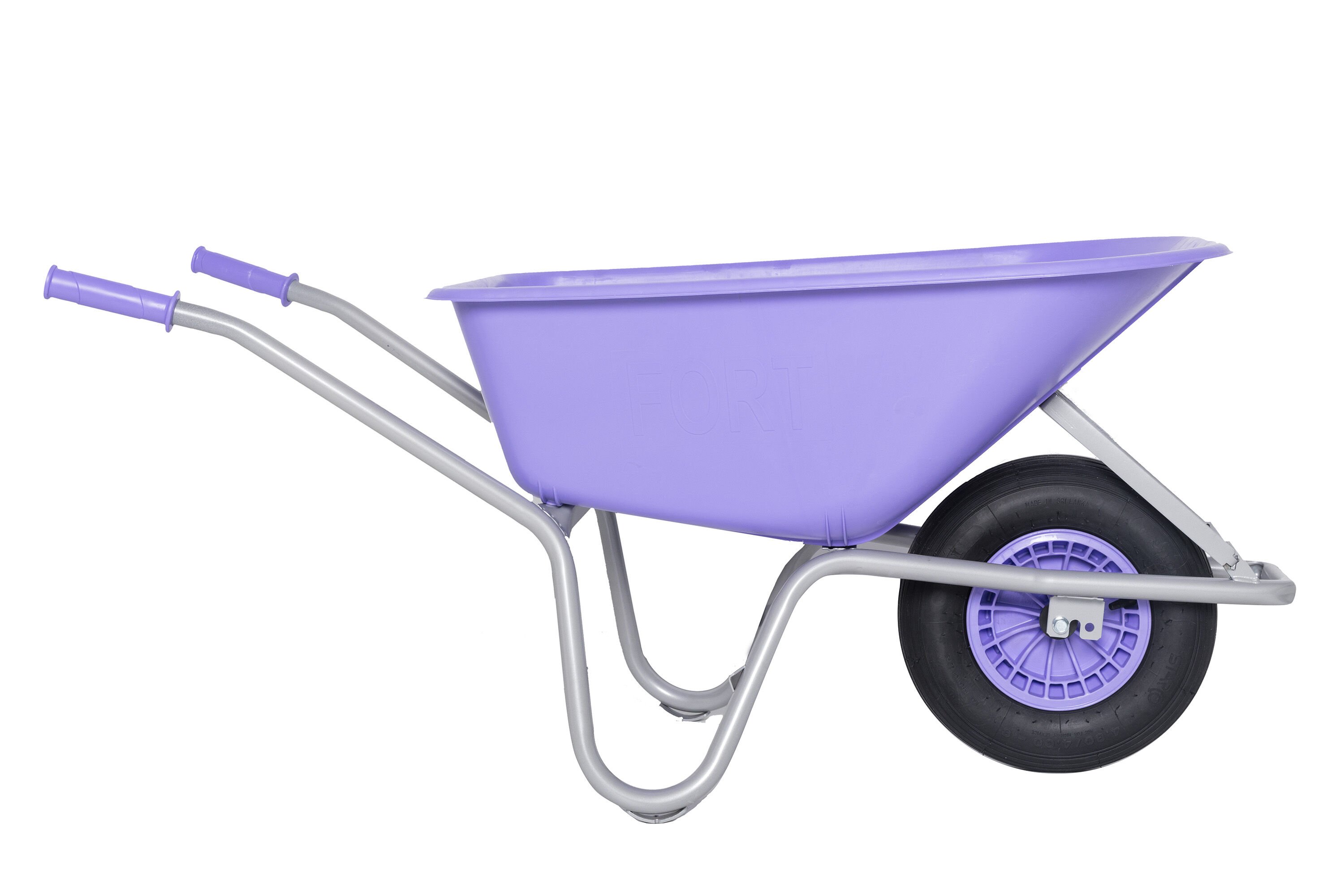 FORT TKA-100 - Kruiwagen - Paars Lavendel - 100 liter - 13 cm