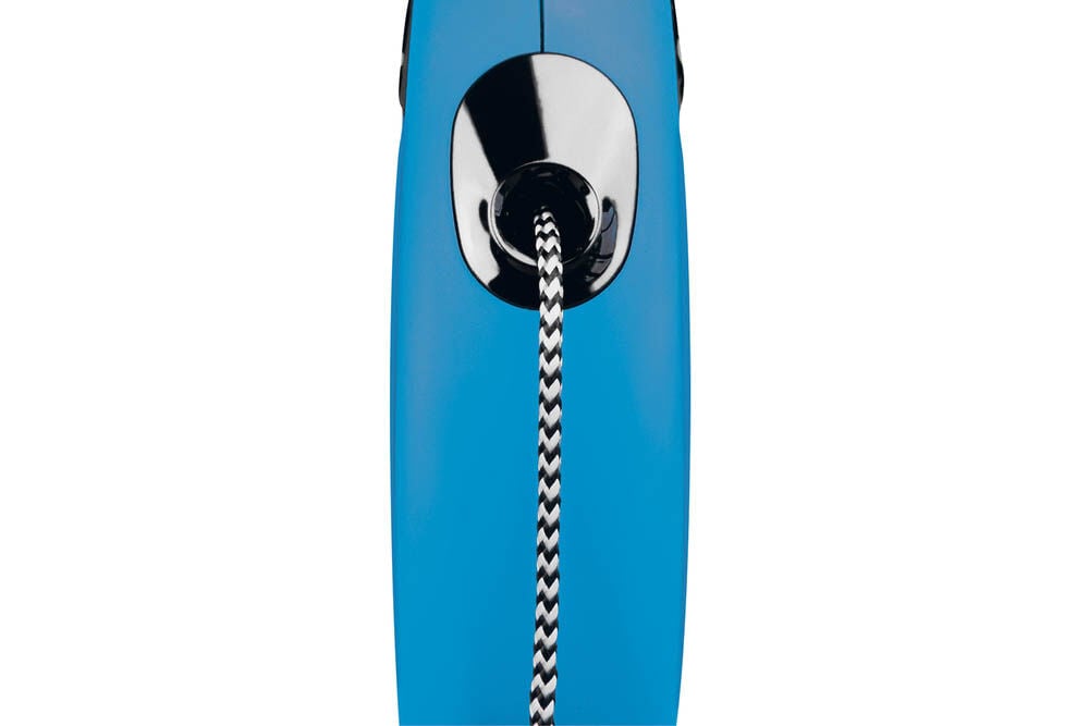 Flexi New Classic Koord - Rollijn - Hondenriem - blauw - M - 500 cm