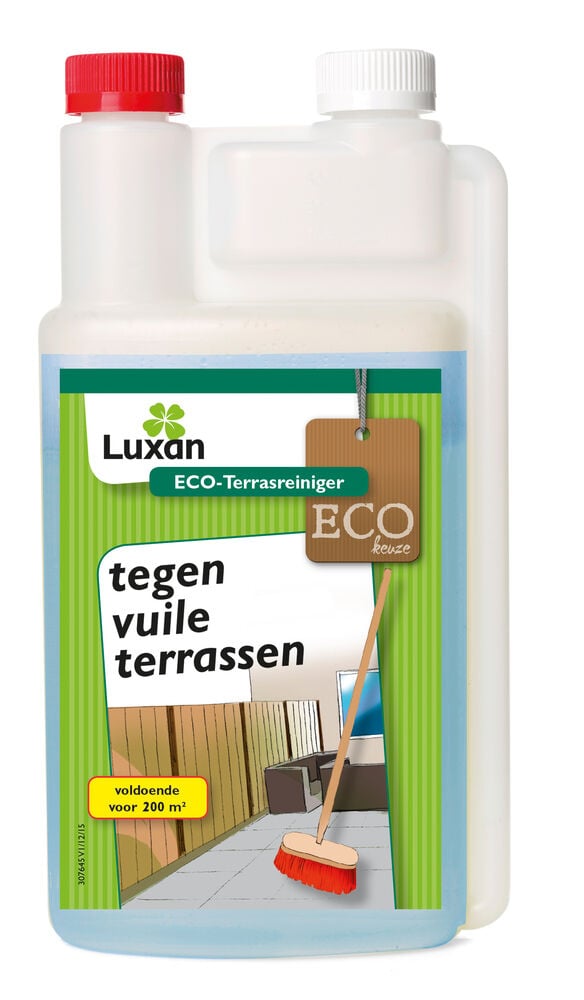Luxan ECO-Terrasreiniger - Tegen groene aanslag - 1 Liter