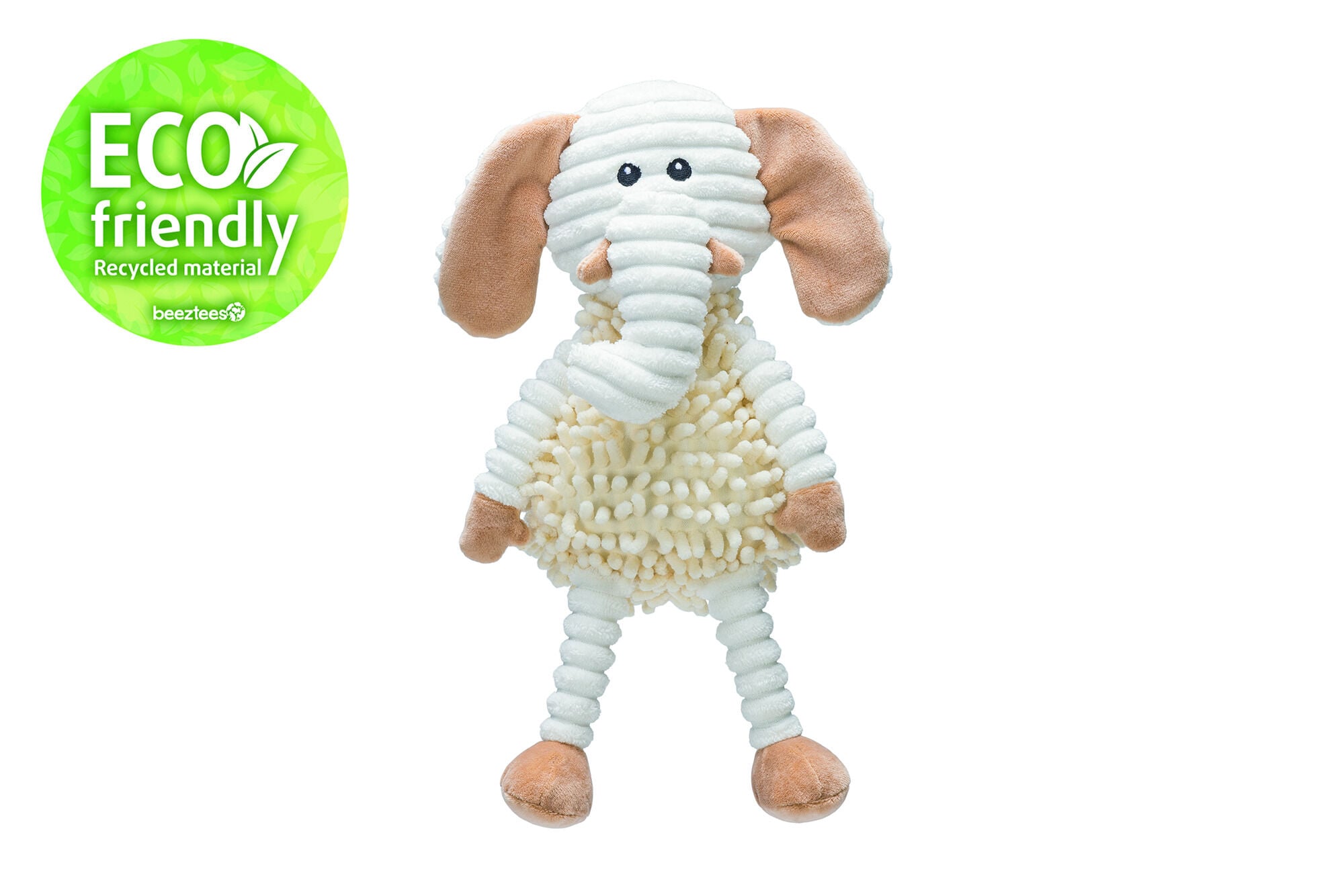 Beeztees Eco Olifant Oda - Knuffel - Hondenspeelgoed Beeztees Eco Olifant Oda - Knuffel - Hondenspeelgoed