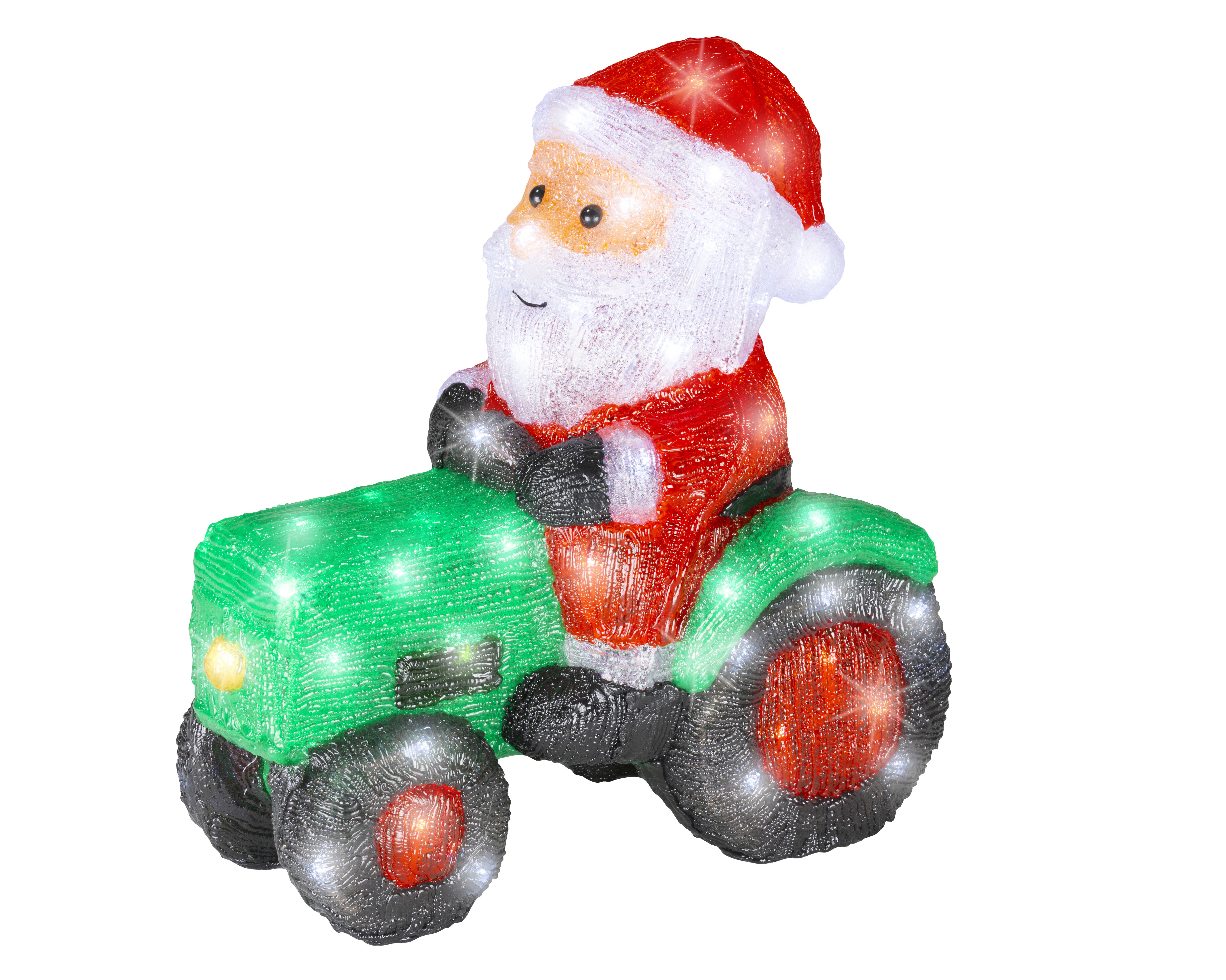 Lumineo LED Tractor - Kerstverlichting - 80 - Koel wit - 39 cm