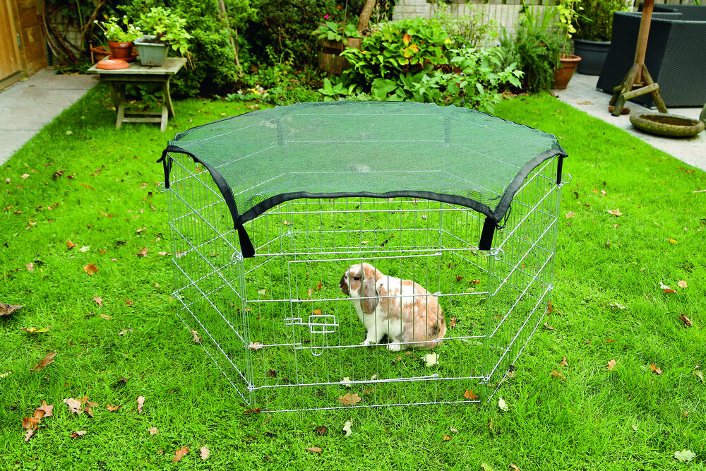 Beeztees Konijnenren - Afdeknet - Groen - 1x110x1 cm