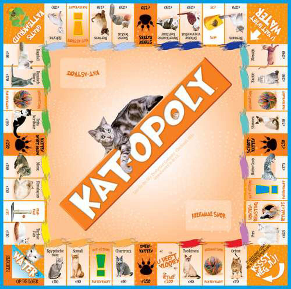 Late For The Sky Kat Opoly - Bordspel - Oranje