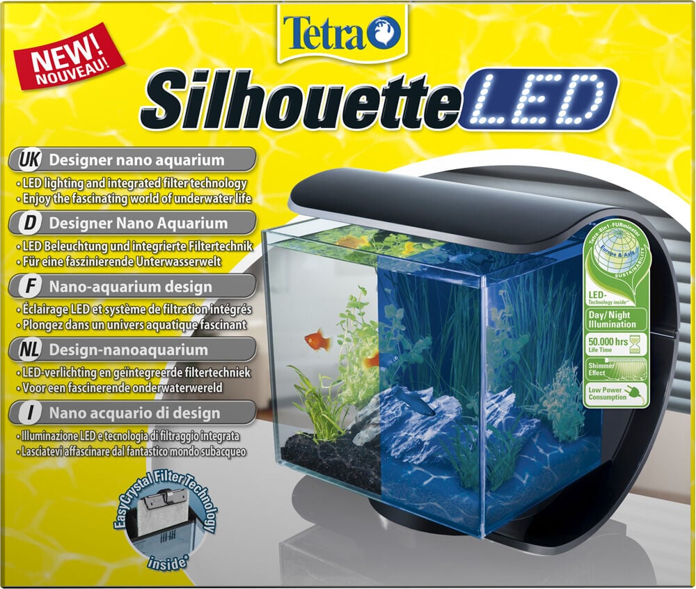 Tetra Silhouette - Aquarium - 29.5x34.5x33.5 cm Tetra Silhouette - Aquarium - 29.5x34.5x33.5 cm