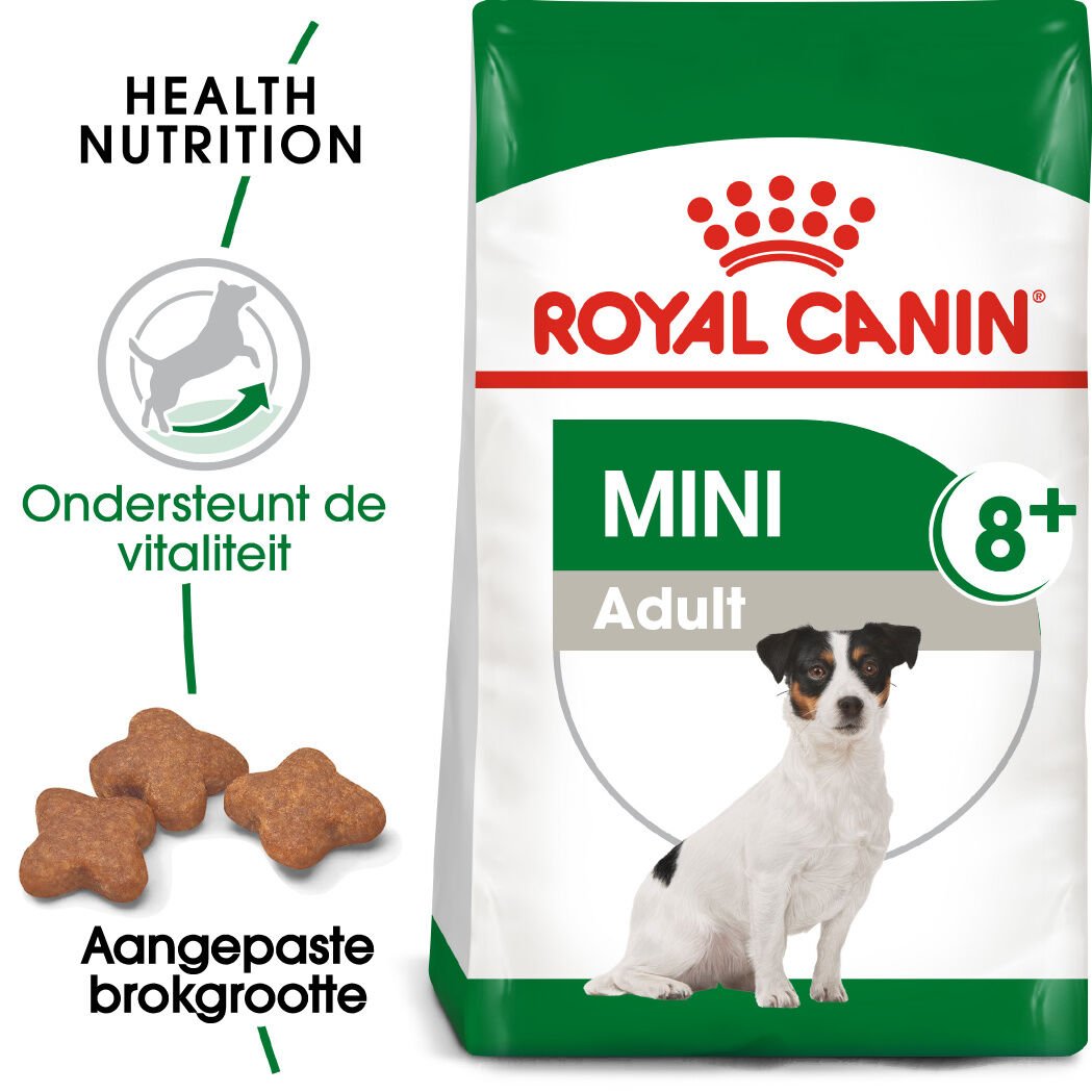 Royal Canin Mini Adult 8+ - Hondenvoer - 12 Kilogram - gevogelte