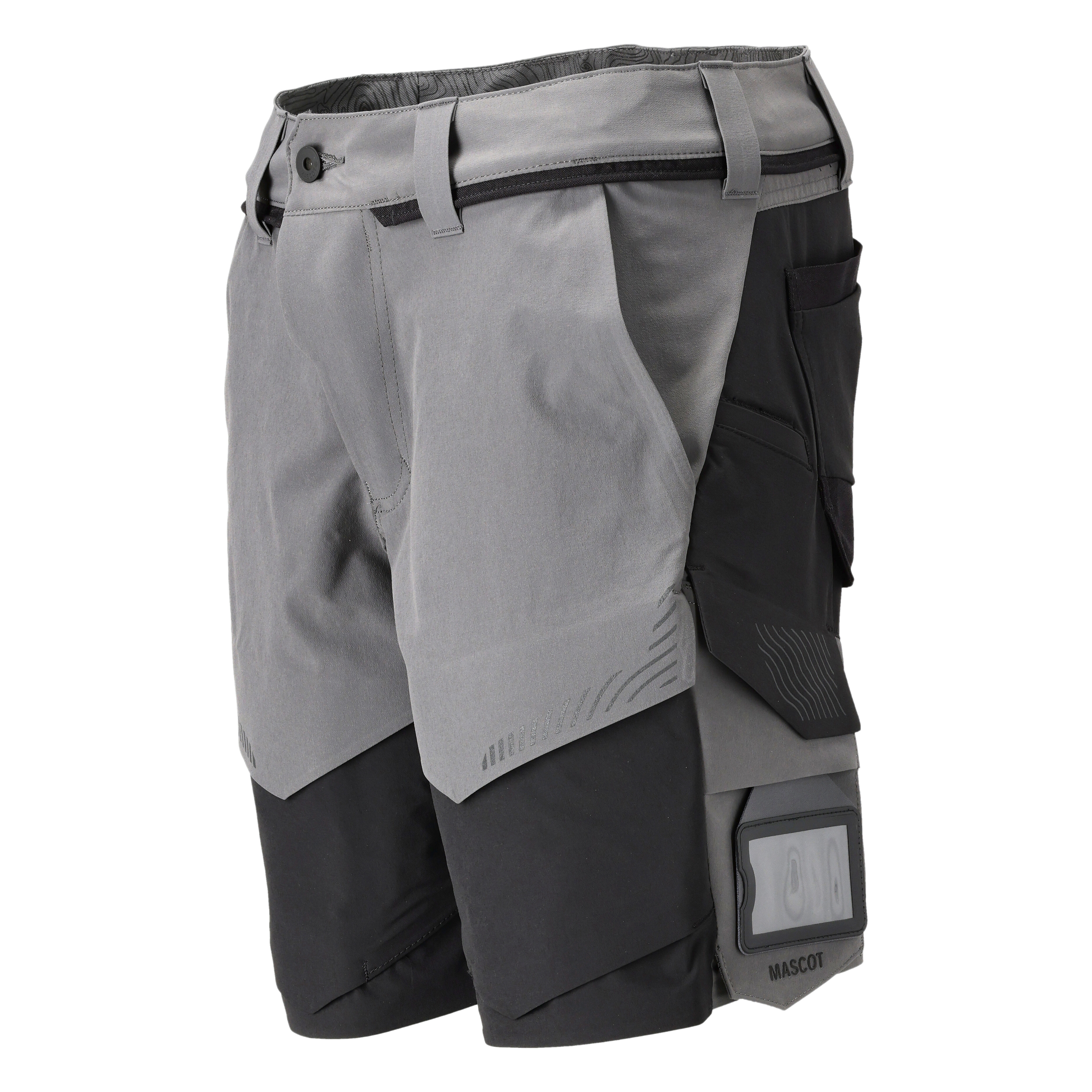 Mascot Customized 22149 - Korte werkbroek - Steengrijs / Zwart - 45 - 24