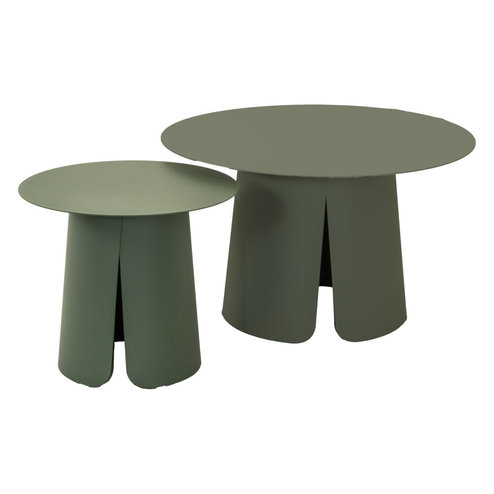 Lesli Living Oslo - Bijzettafel - Groen - 1x1x42 cm - 70 cm Lesli Living Oslo - Bijzettafel - Groen - 1x1x42 cm - 70 cm