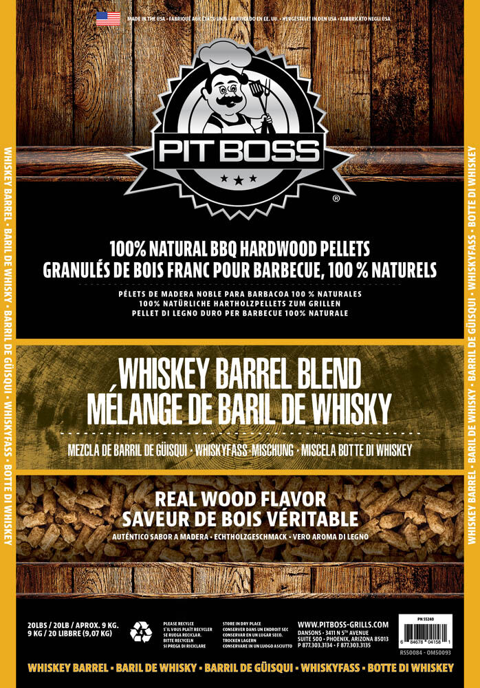 Pitboss Whiskey - Hardhoutpellets - 9 Kilogram - Whiskey