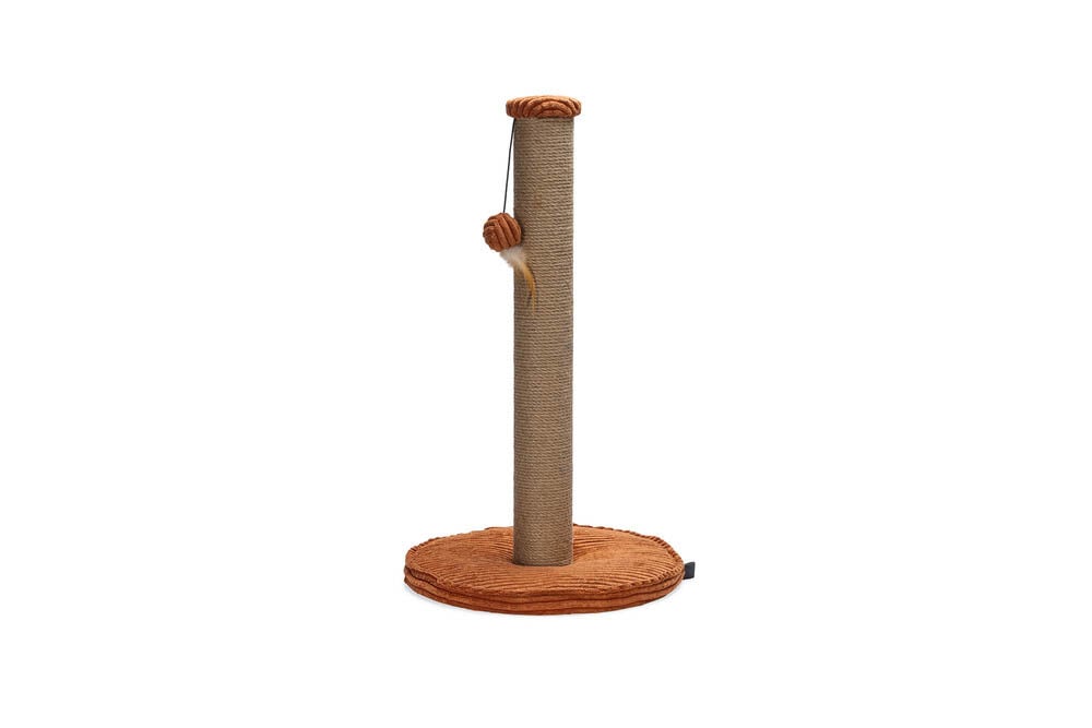 Designed by Lotte Ribbed - Krabpaal - Terracotta - 41x41x70 cm Designed by Lotte Ribbed - Krabpaal - Terracotta - 41x41x70 cm