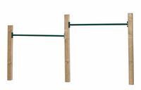 Swing King - Duikelrek dubbel - Groen - Hout