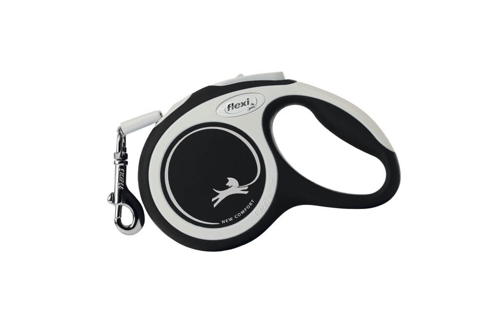 Flexi Rollijn - Hondenriem New comfort Tape - Hondenriem - zwart - XS - 300 cm - 300 cm