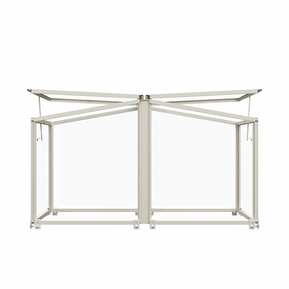 Royal Well Parsley Planter - Broeikas - Wit - 60x80x46 cm - Veiligheidsglas