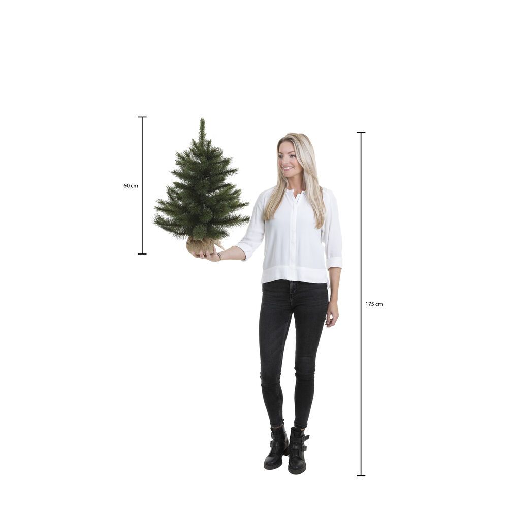 Black Box Trees Jute Lawson - Kunstkerstboom - Groen - 20 - 60 cm