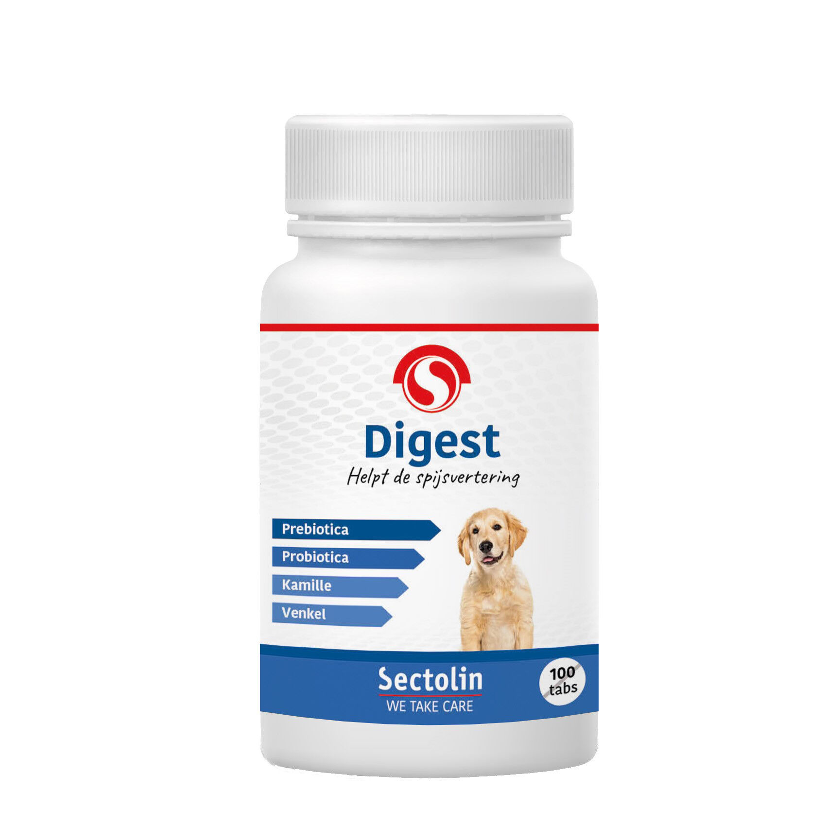 Sectolin Digest - Spijsvertering en darmflora Pre- en probiotica Hond en Kat - 100 Stuks