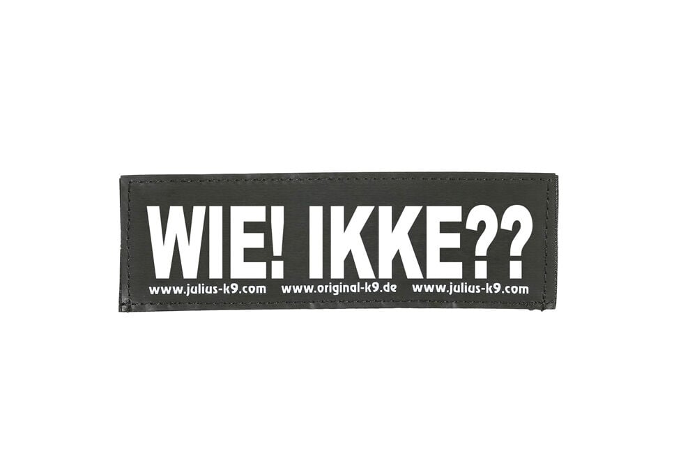 Julius K9 Wie! Ikke?? - Halsbandlabel Hond