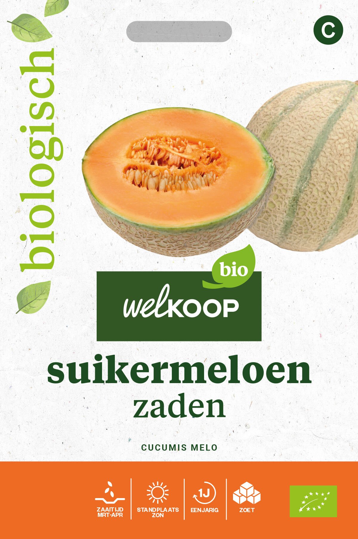 Welkoop Bio - Suikermeloen Zaden Welkoop Bio - Suikermeloen Zaden