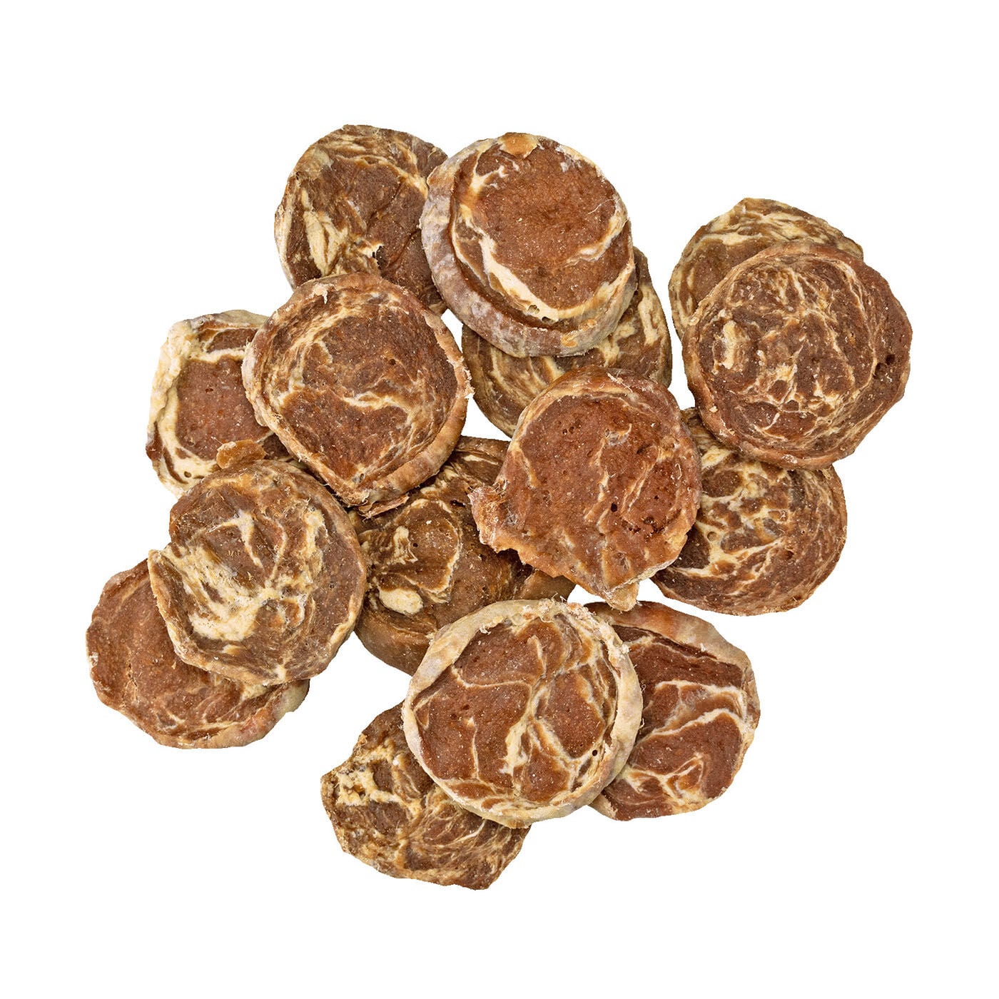 Braaaf Soft snacks Chips - Hondensnack - 85 Gram - vis, rund