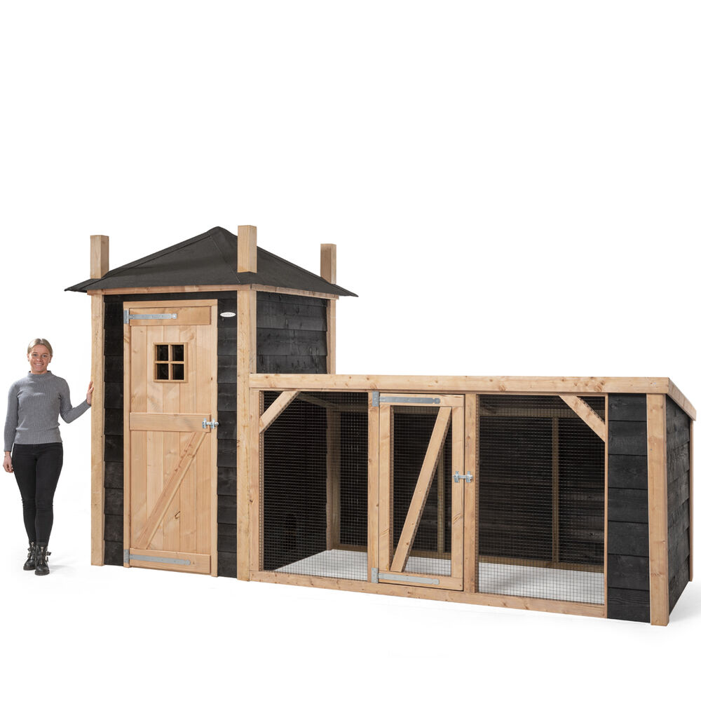 Voldux Hooiberg Gijs - Kippenhok - Naturel/zwart