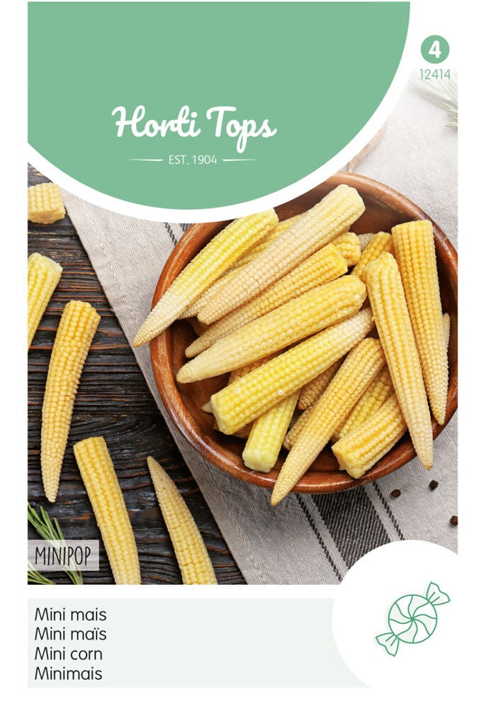Hortitops Mini Mais Minipop F1 - Groentezaden