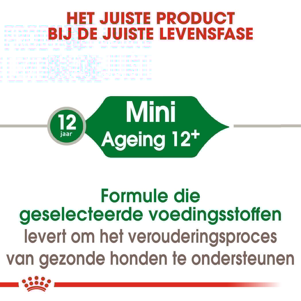 Royal Canin Mini Ageing 12+ - Hondenvoer - 3500 Gram - gevogelte
